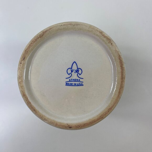 Vintage VB Athena Floral Shaving Mug Brush Holder & Soap Dish Set Vintage - Picture 7 of 16